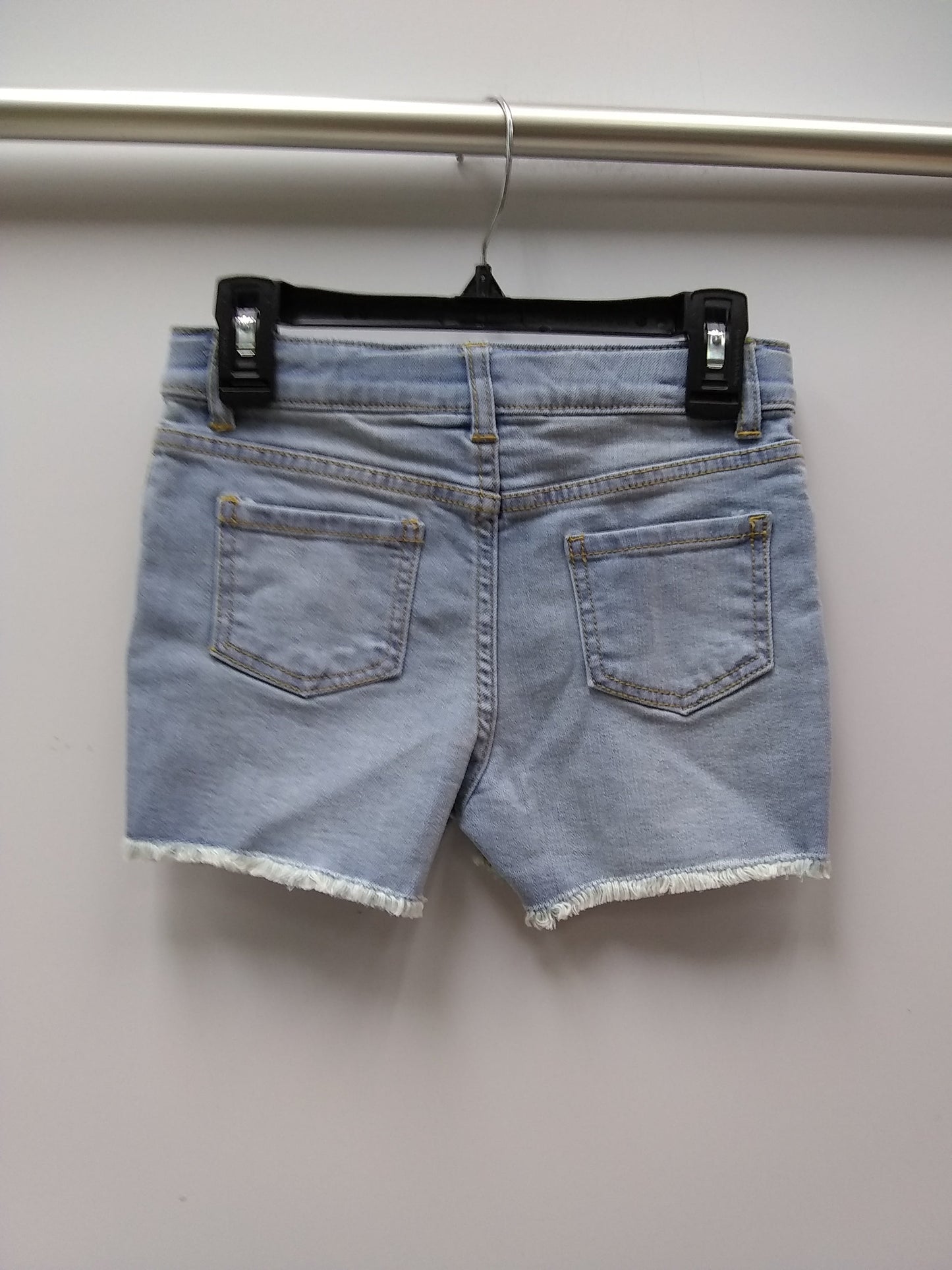 CAT & JACK GIRL FADED DENIM BUTTERFLY PATCHES SHORTS