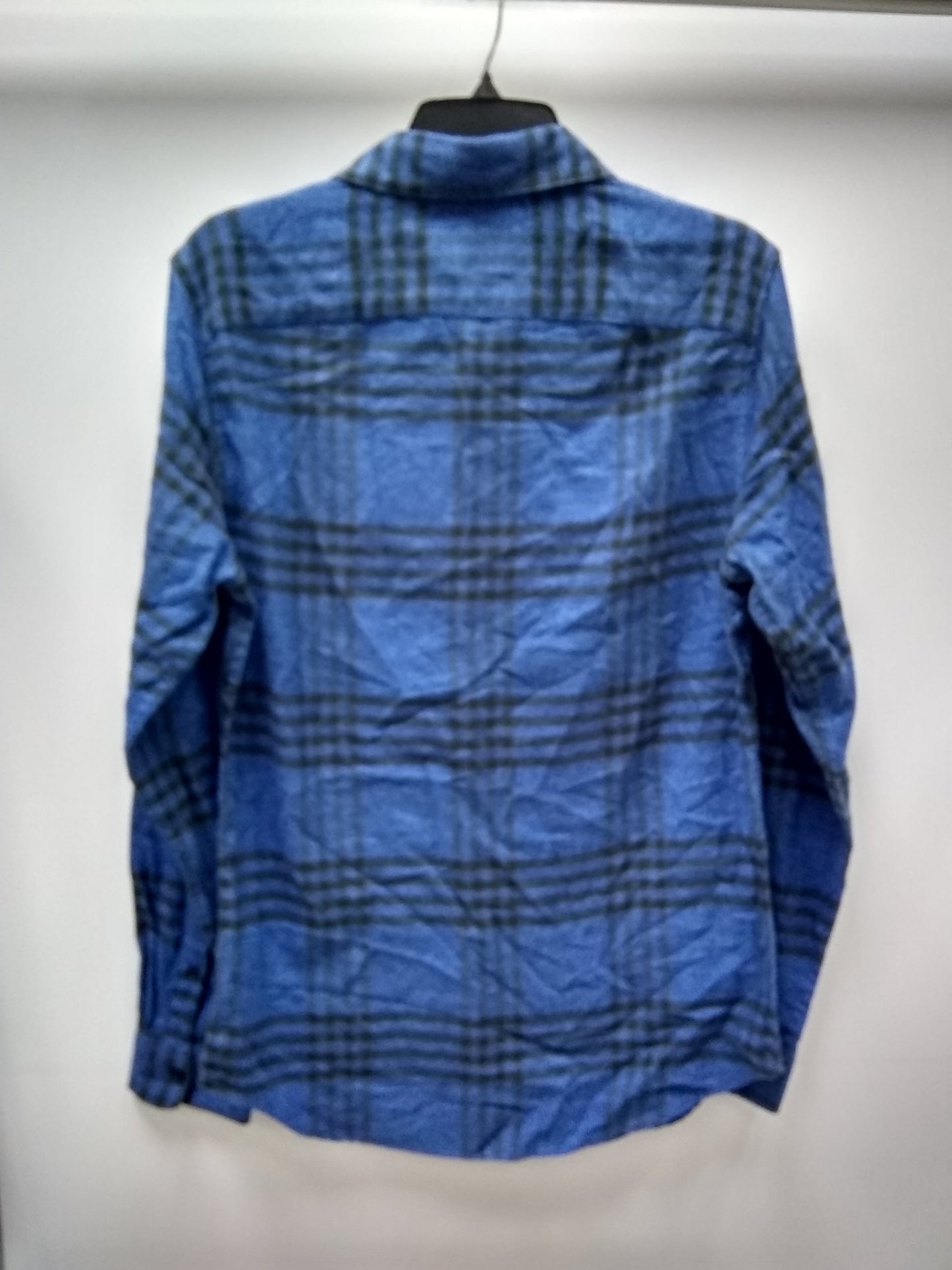 Goodfellow & Co Standard Fit Men's Blue Ribbon Plaid Shirt SMALL