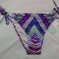 Raisins String Bikini Bottom Side Tie Medium Purple Cheeky M