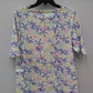 Charter Club Cotton Floral-Print Boat-Neck White Combo XL