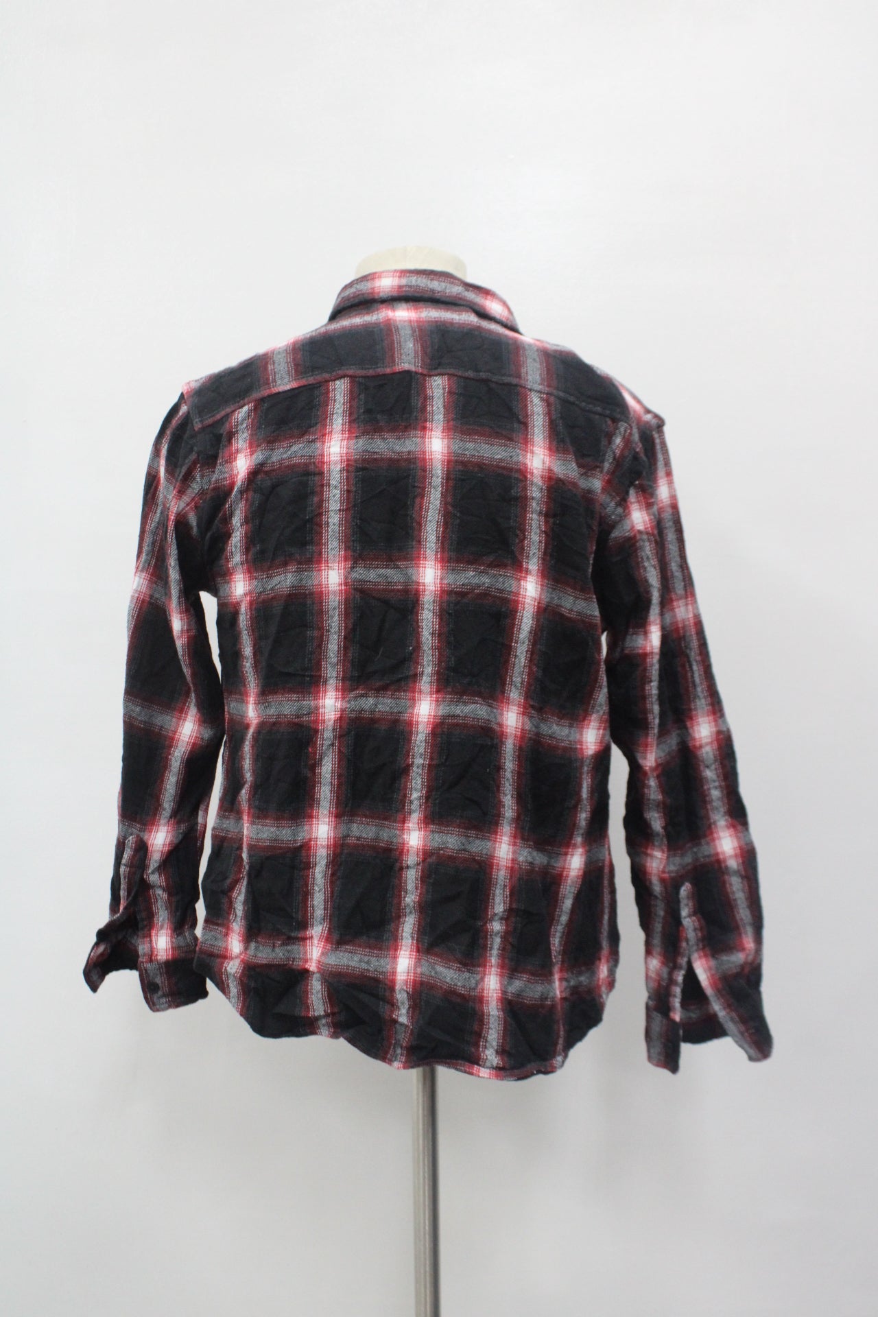 ES & JAY Men's Flannel Shirt Red L Pre-Owned