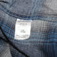 George Men Flannel Shirt Pre-Owned Blue L 1067UHA5