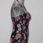 Anne Cole In Full Bloom Twist Front Shirred Bandeau Tankini Top, S