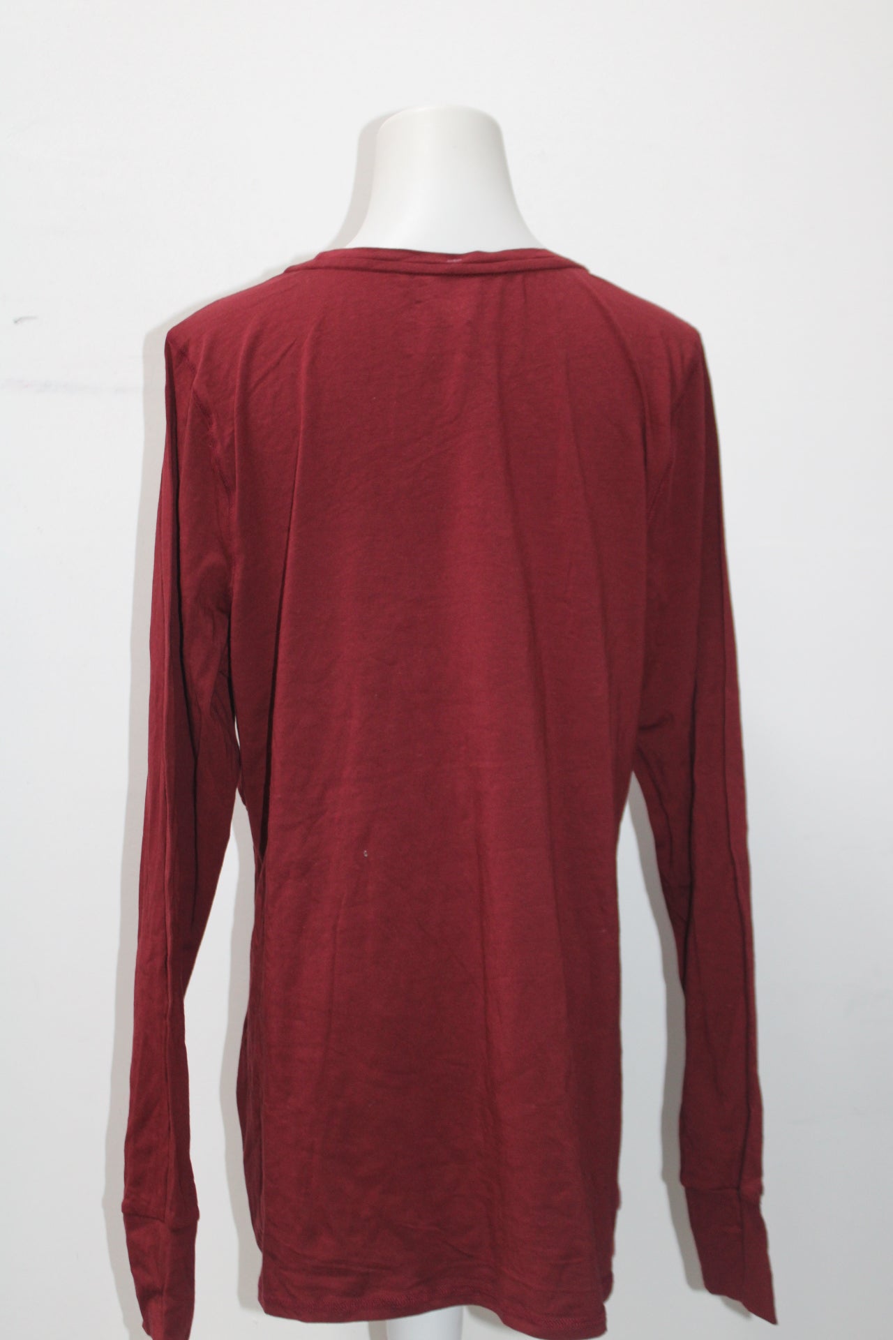 Any Body Women's Top Burgundy L Pre-Owned