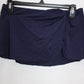 Anne Cole Solid Sarong Swim Skirt Navy XS