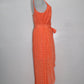 GUESS Winnie Wrap Romper Sunkissed Coral 6 - New Without Tag 14947