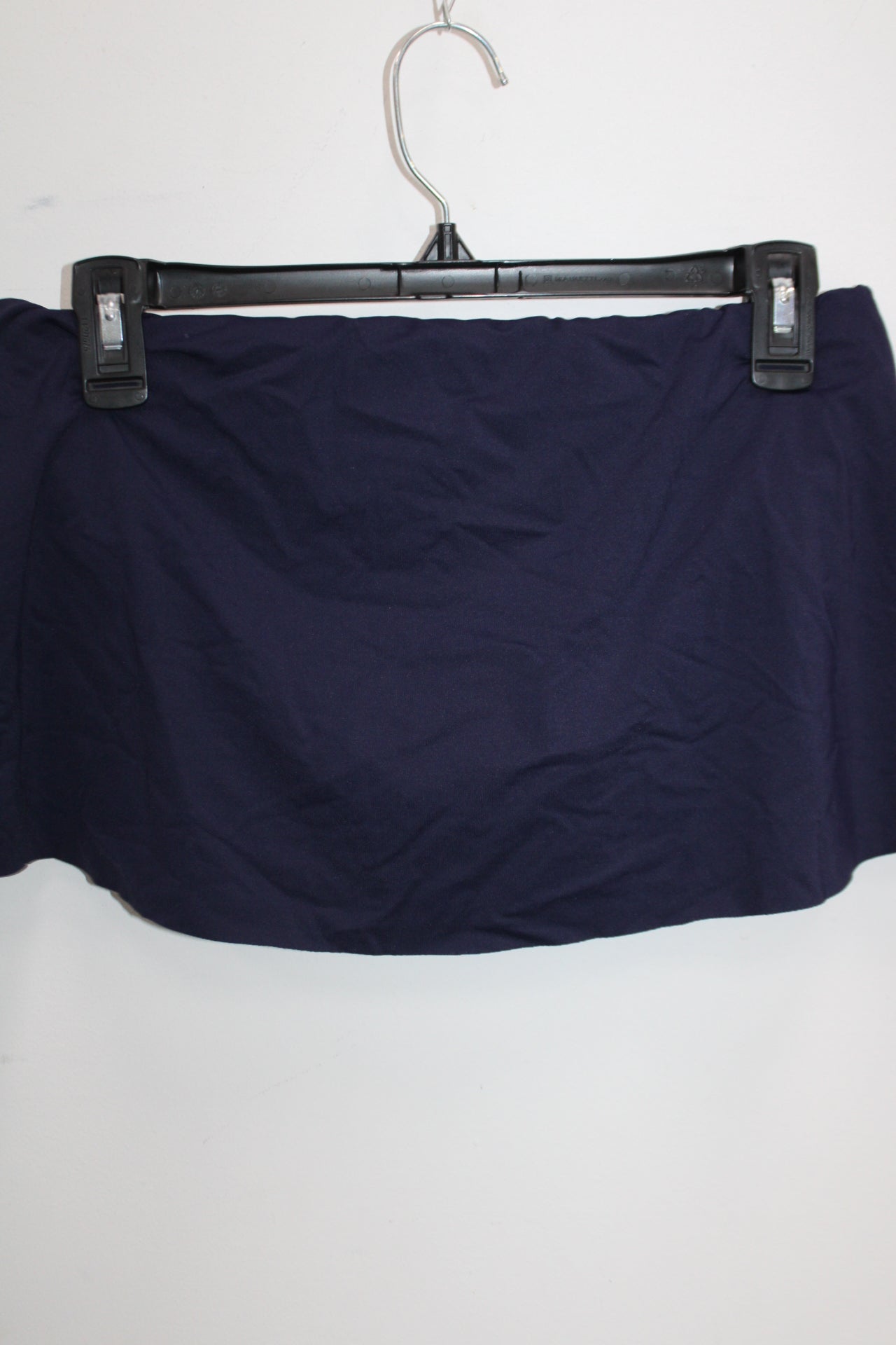 Anne Cole Solid Sarong Swim Skirt Navy XS