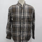 S.T John's Bay Men's Flannel Shirt Brown L Pre-Owned