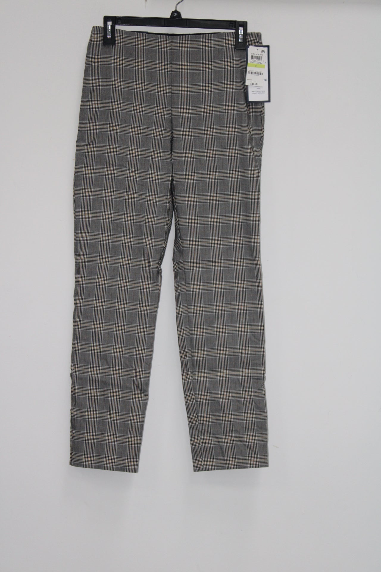 Charter Club Buttom Autumn Plaid Ankle Pants  Gold 4