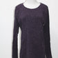 Merona Women's Top Purple L Pre-Owned