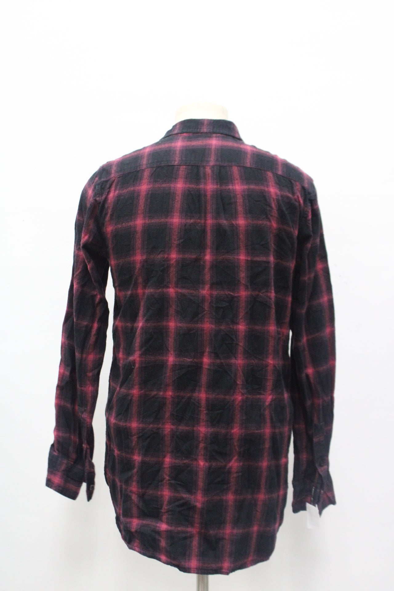 On the Bays Men's Flannel Shirt Maroon M Pre-Owned