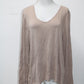 Charlotte Russe Women's Top Beige L Pre-Owned