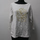 Croft & Barrow Women's Top White PL Pre-Owned