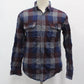 George Men's Flannel Shirt Blue S Pre-Owned