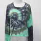 Rebellious Women's Top Green M Pre-Owned