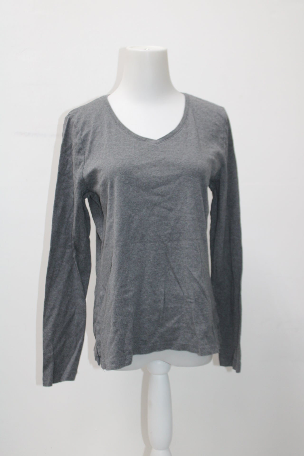 Talbots Women's Top Gray L Pre-Owned