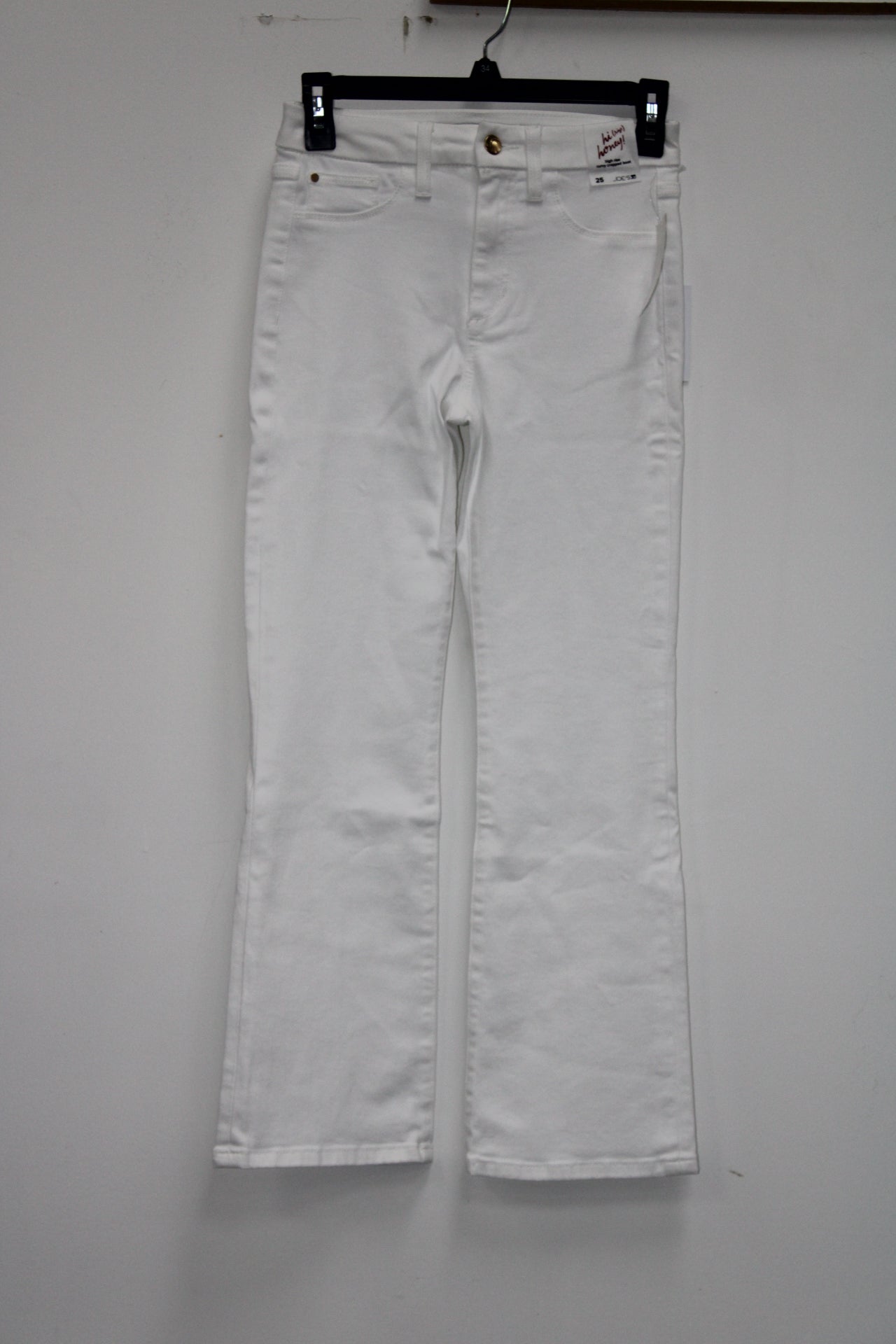 Joe's Jeans WOMEN'S HIHONEY CROP BOOTLEG CAPRI  WHITE