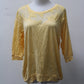 Raim Women's Top Yellow L Pre-Owned