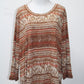 Cato Women's Top Brown XL Pre-Owned