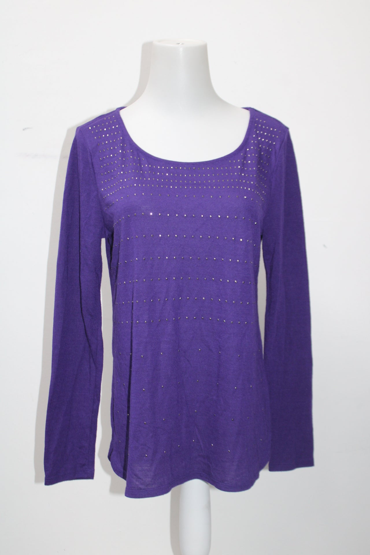 ApT. 9 Women's Top Purple PM Pre-Owned