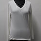 No Boundaries Women's Top White L Pre-Owned