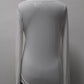 No Boundaries Women's Top White L Pre-Owned