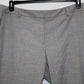 Calvin Klein Plus Size Slim Ankle-Length Pant Black White 16W