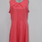 NY Collection Petite Belted Fit Flare Dress Calypso PXL