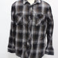 Roebuck & Co Men's Flannel Shirt Brown XL Pre-Owned