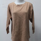 Uniqlo Women's Top Beige M Pre-Owned