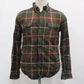 George Men's Flannel Shirt Green S Pre-Owned