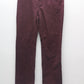 Croft & Barrow Women's Jeans Straight Leg Maroon 12S Pre-Owned