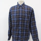 Aroors Brothers Men's Flannel Shirt Blue M Pre-Owned