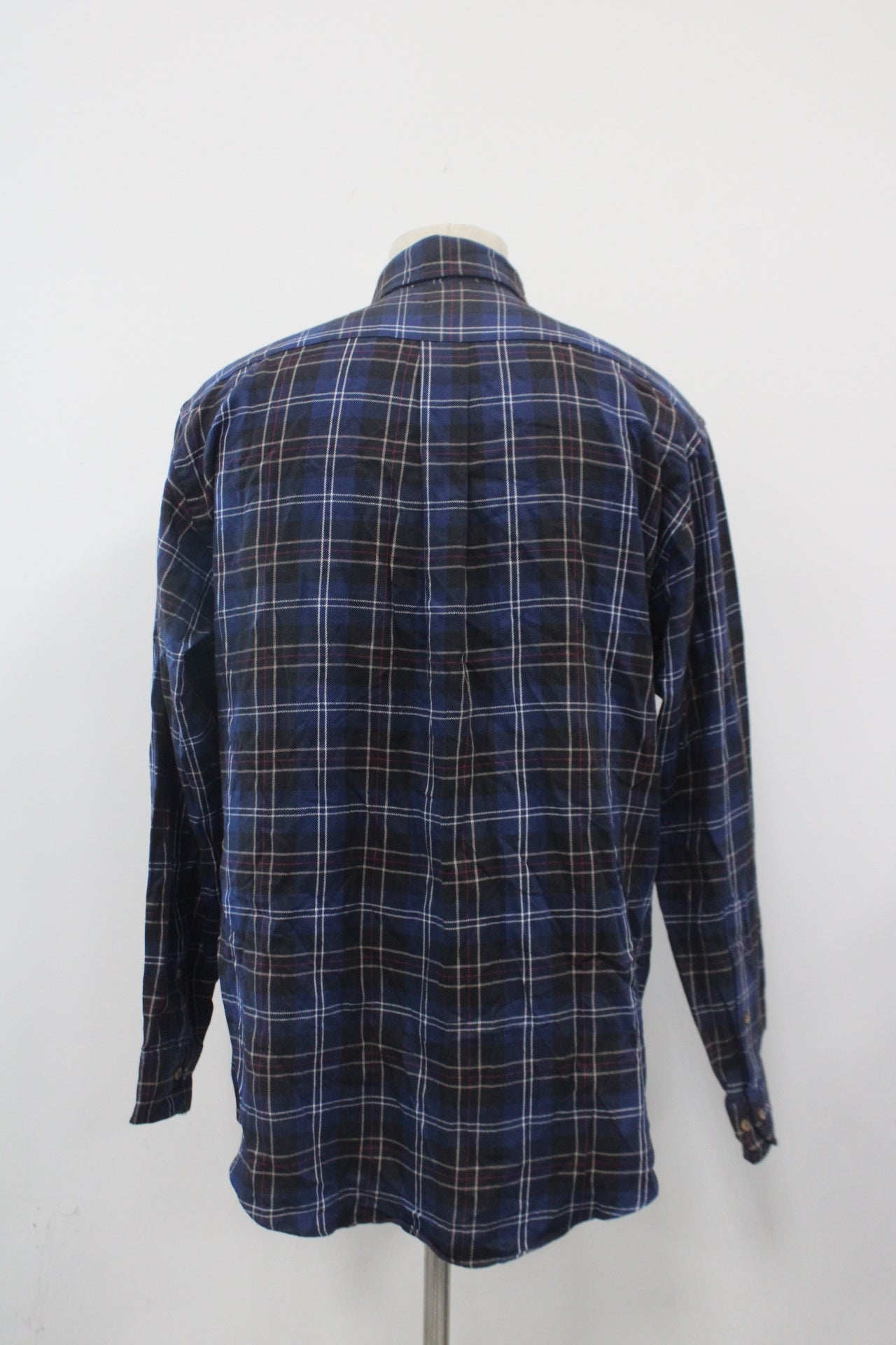 Aroors Brothers Men's Flannel Shirt Blue M Pre-Owned