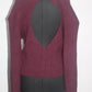 Free People Saffron Sweater Pomegranate Wine L