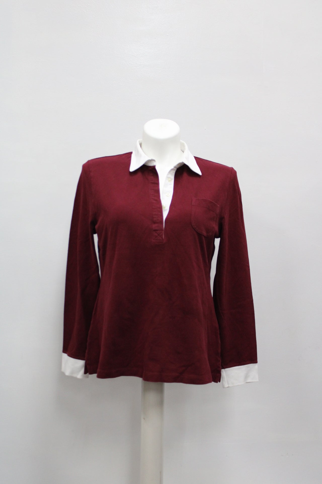 Lands End Womans Top Red XL Pre-Owned 1037U80E