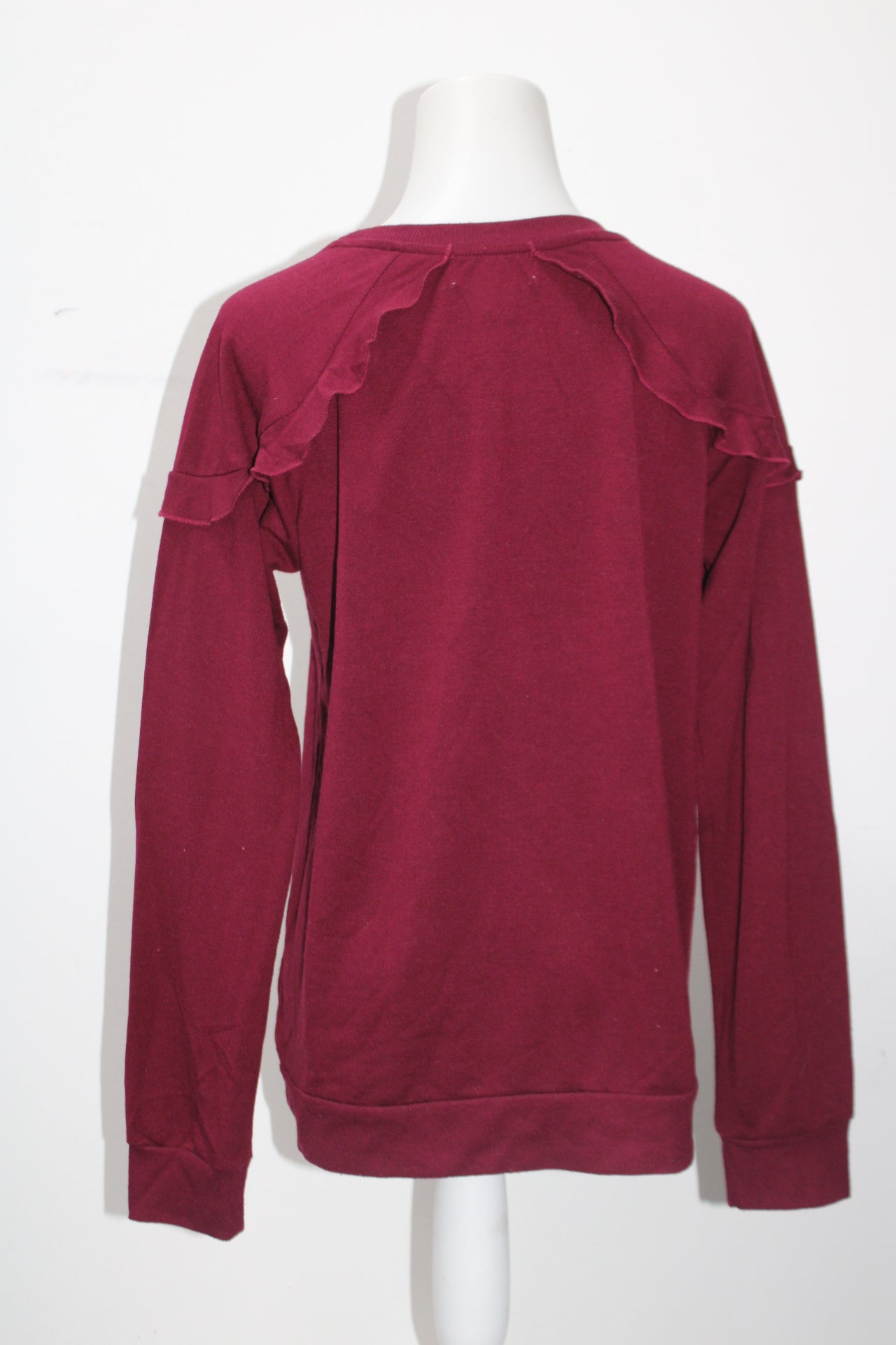 Liz Claiborne Women's Top Burgundy PM Pre-Owned