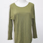 Cotton: on Women's Top Green XS Pre-Owned