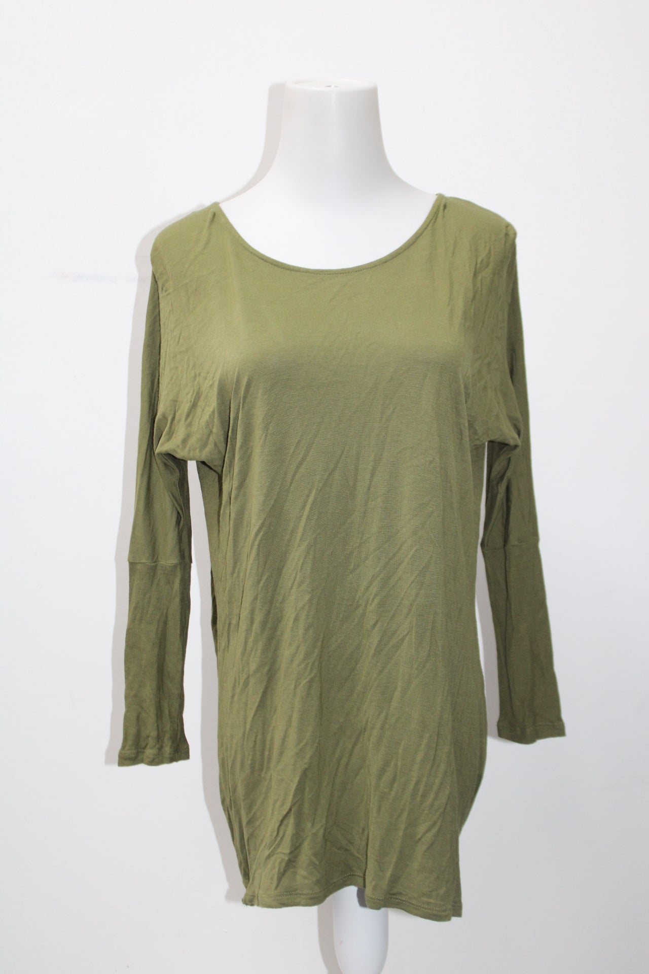 Cotton: on Women's Top Green XS Pre-Owned