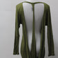 Cotton: on Women's Top Green XS Pre-Owned