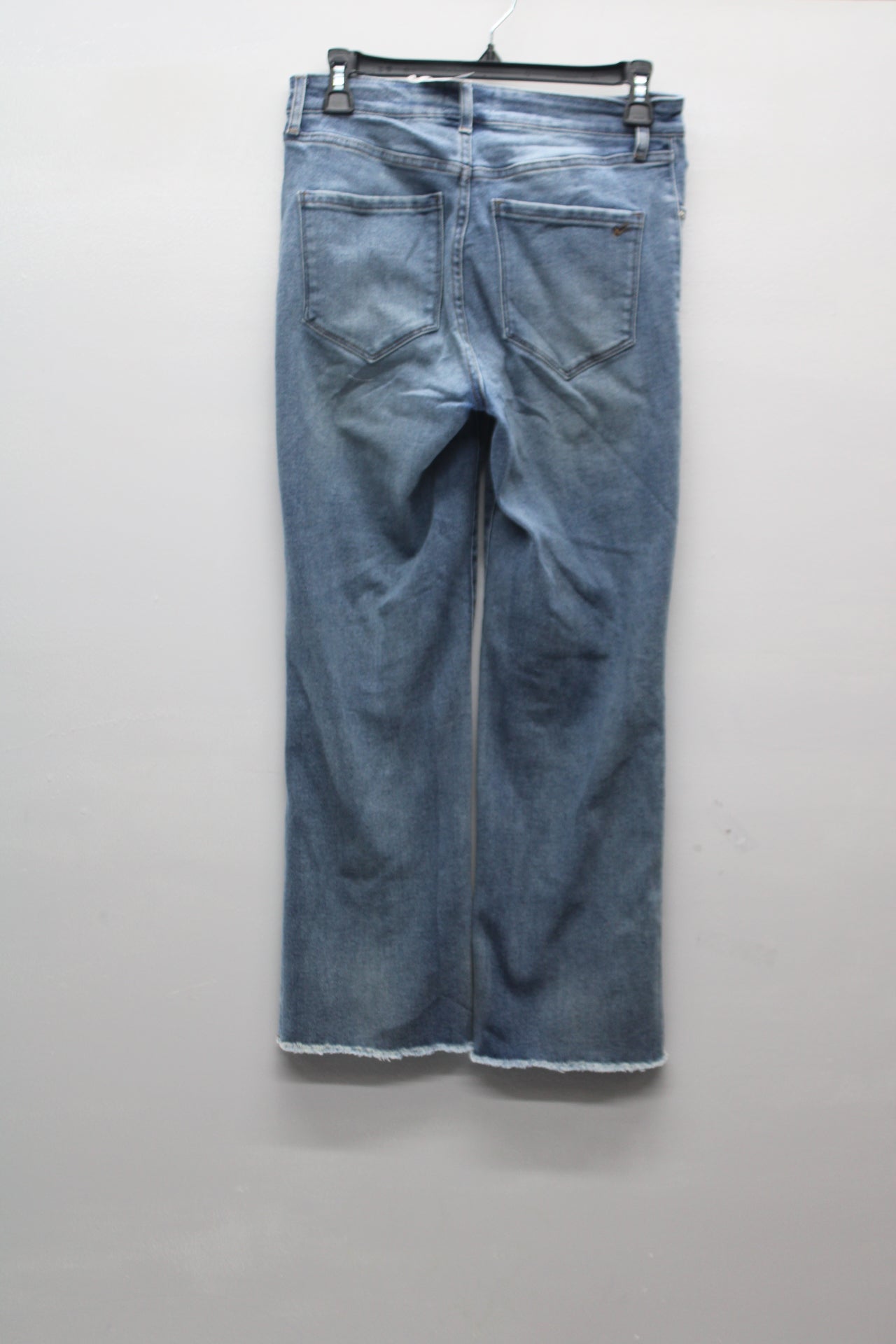 Willam Rast Women's Jeans Super High Rise Flare Crop Blue 28 Pre-Owned