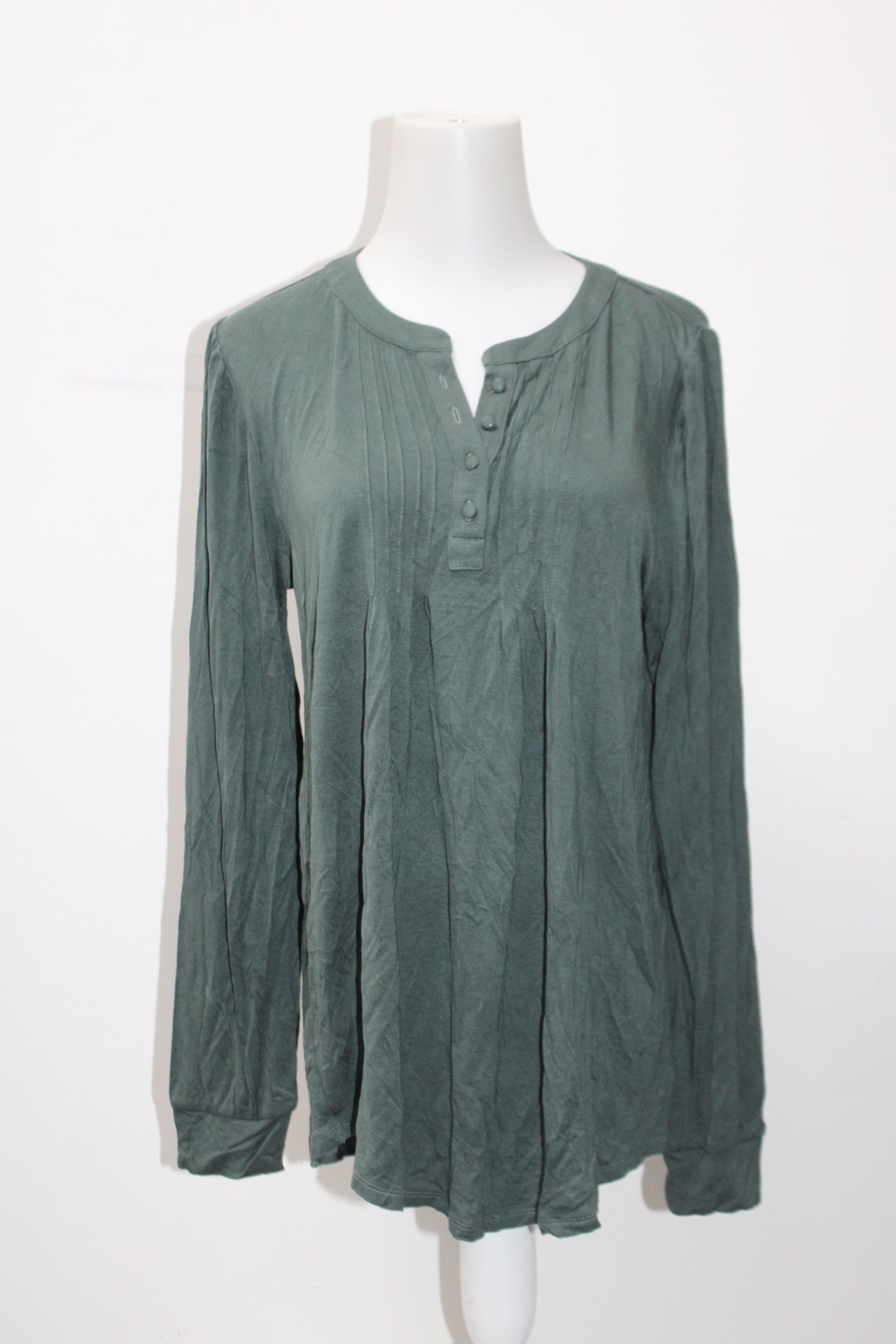 Loft Women's Top Green M Pre-Owned