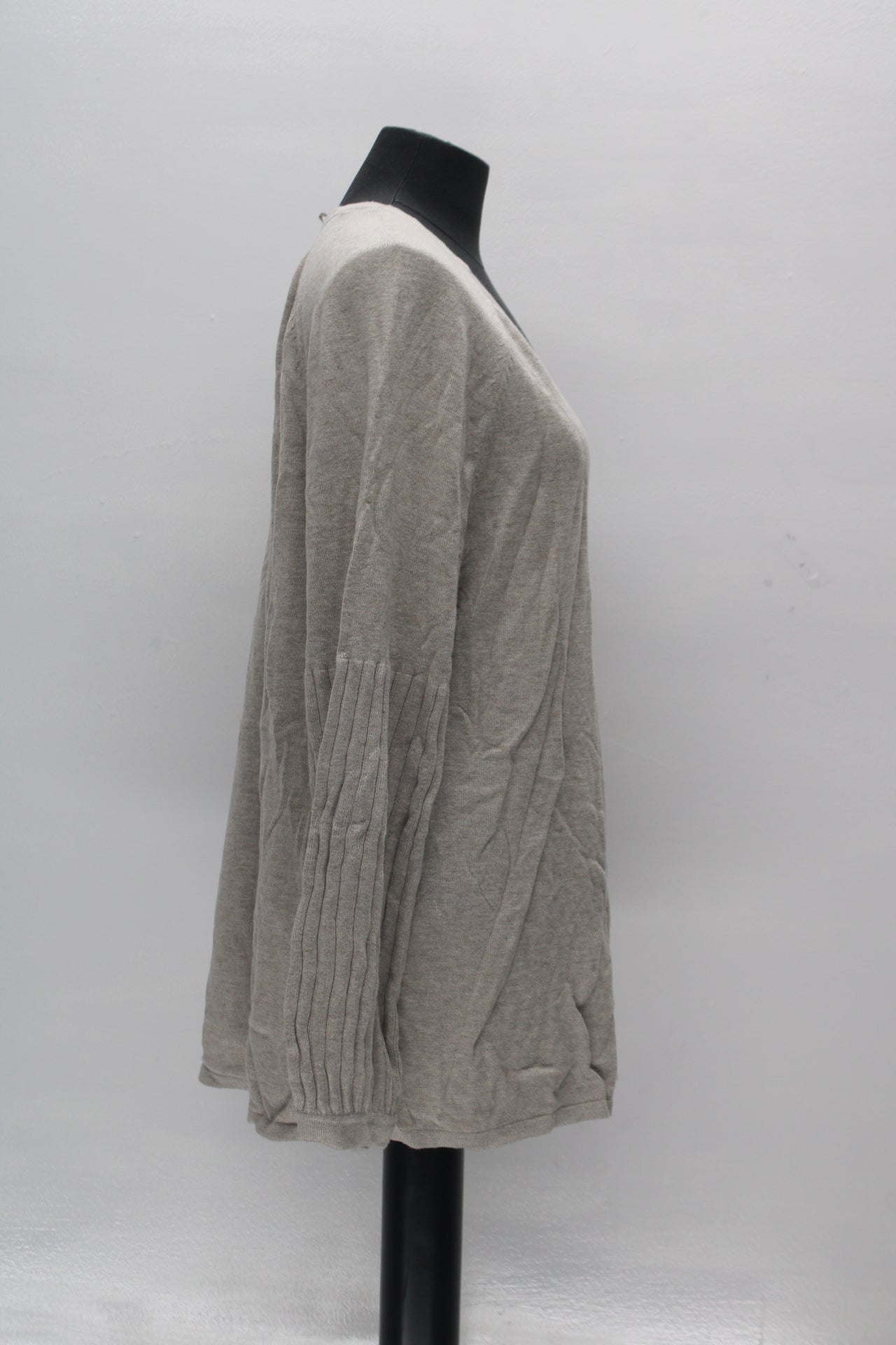 Style & Co Sweater Bishop Sleeve Tunic Beige XL