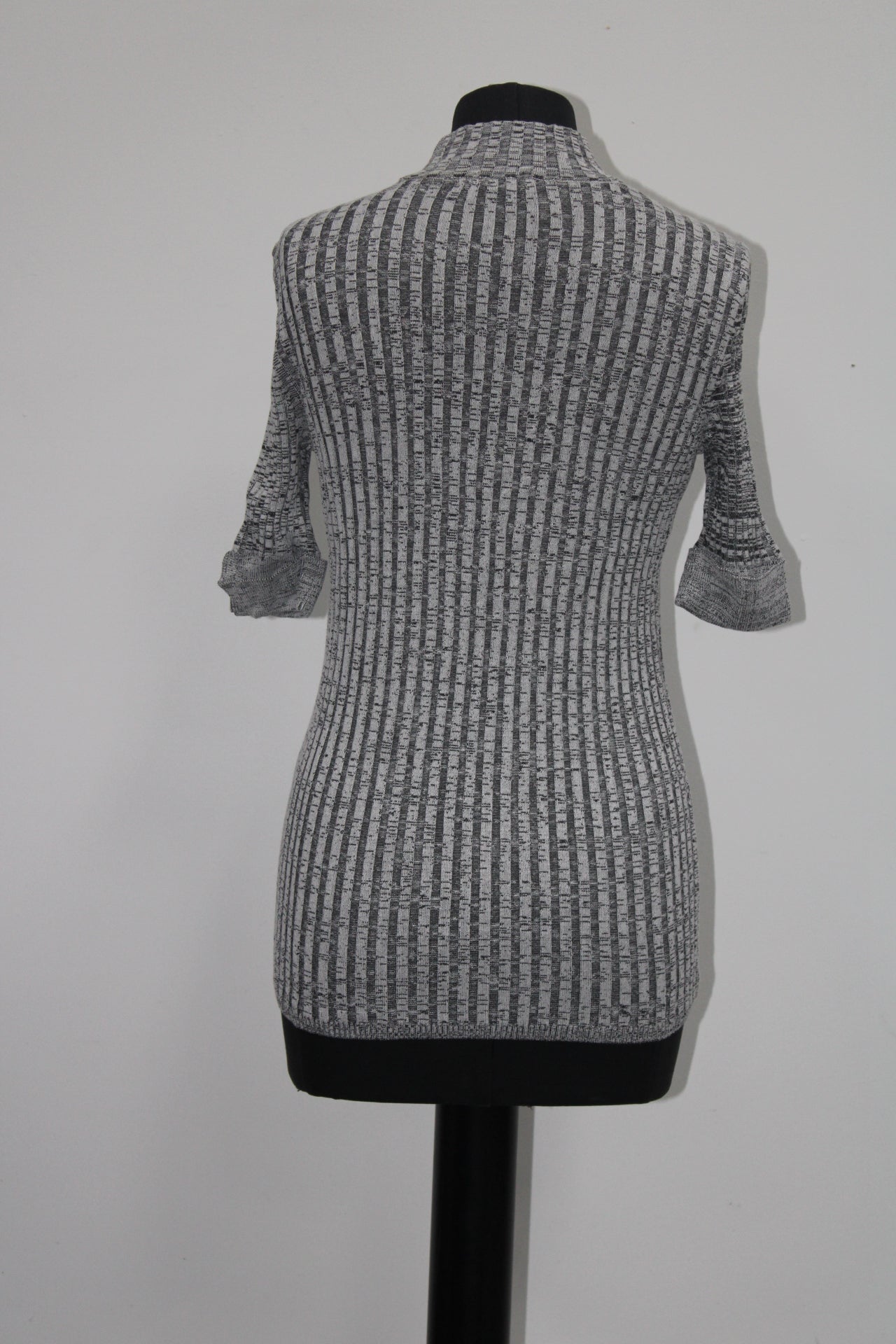 STYLE & CO WOMEN'S MOCK-NECK SWEATER, GREY, PM - NEW WITHOUT TAG 11026