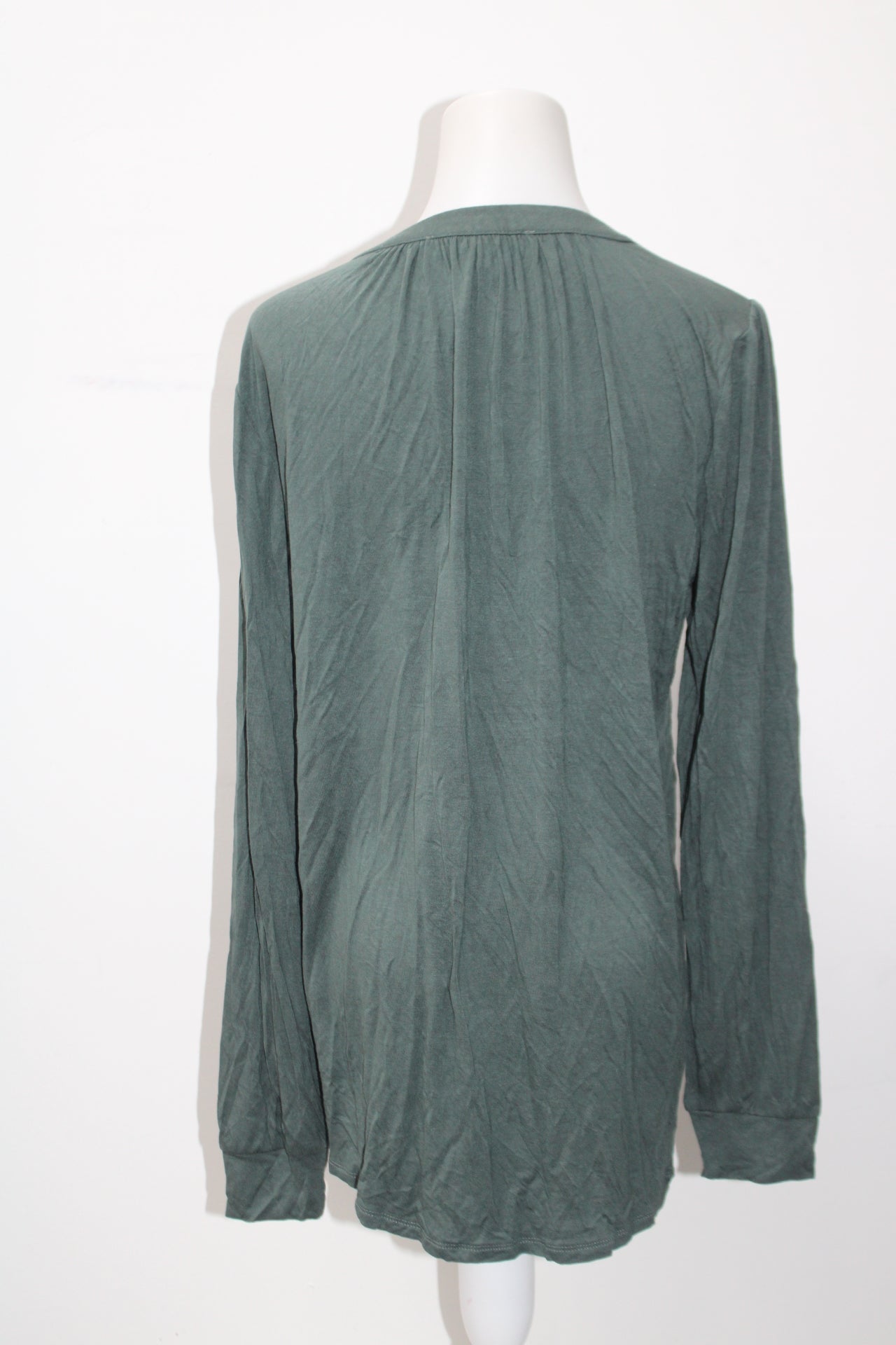 Loft Women's Top Green M Pre-Owned