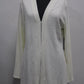 Vince Camuto Rib-Knit Open-Front Cardigan New Ivory M