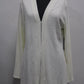 Vince Camuto Rib-Knit Open-Front Cardigan New Ivory S  Pre-Owned