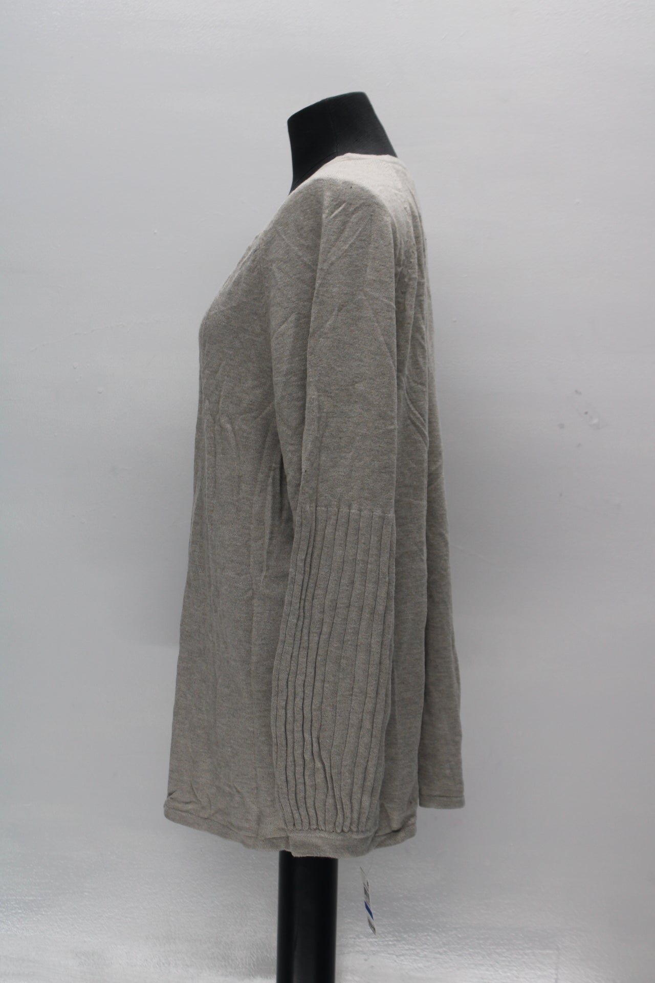 Style & Co Sweater Bishop Sleeve Tunic Beige XL