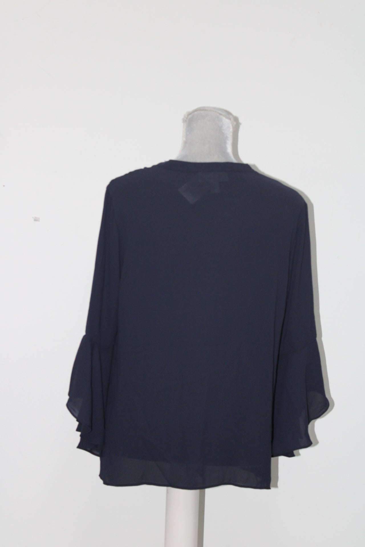 Charter Club Petite Embroidered Blouse Deepest Navy PL