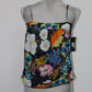 Rachel Roy Floral Print Rikki Collection Sleeveless Camisole Top (Midnight Combo, Small)